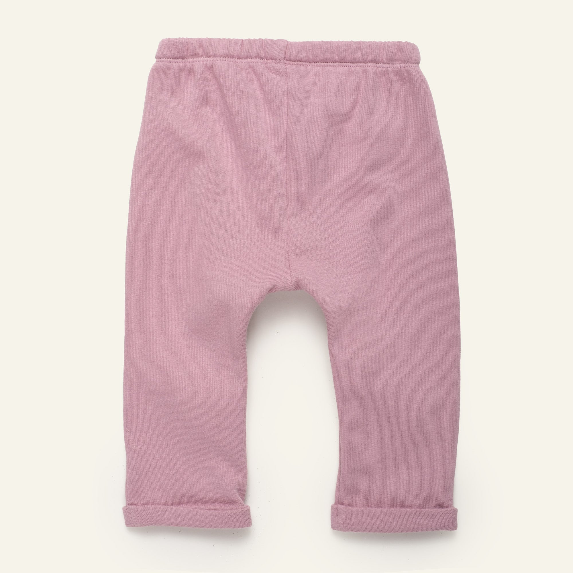 Mon Coeur Heartfelt Baby Jogger styled as part of a toddler outfit, crafted from sustainable organic cotton blend