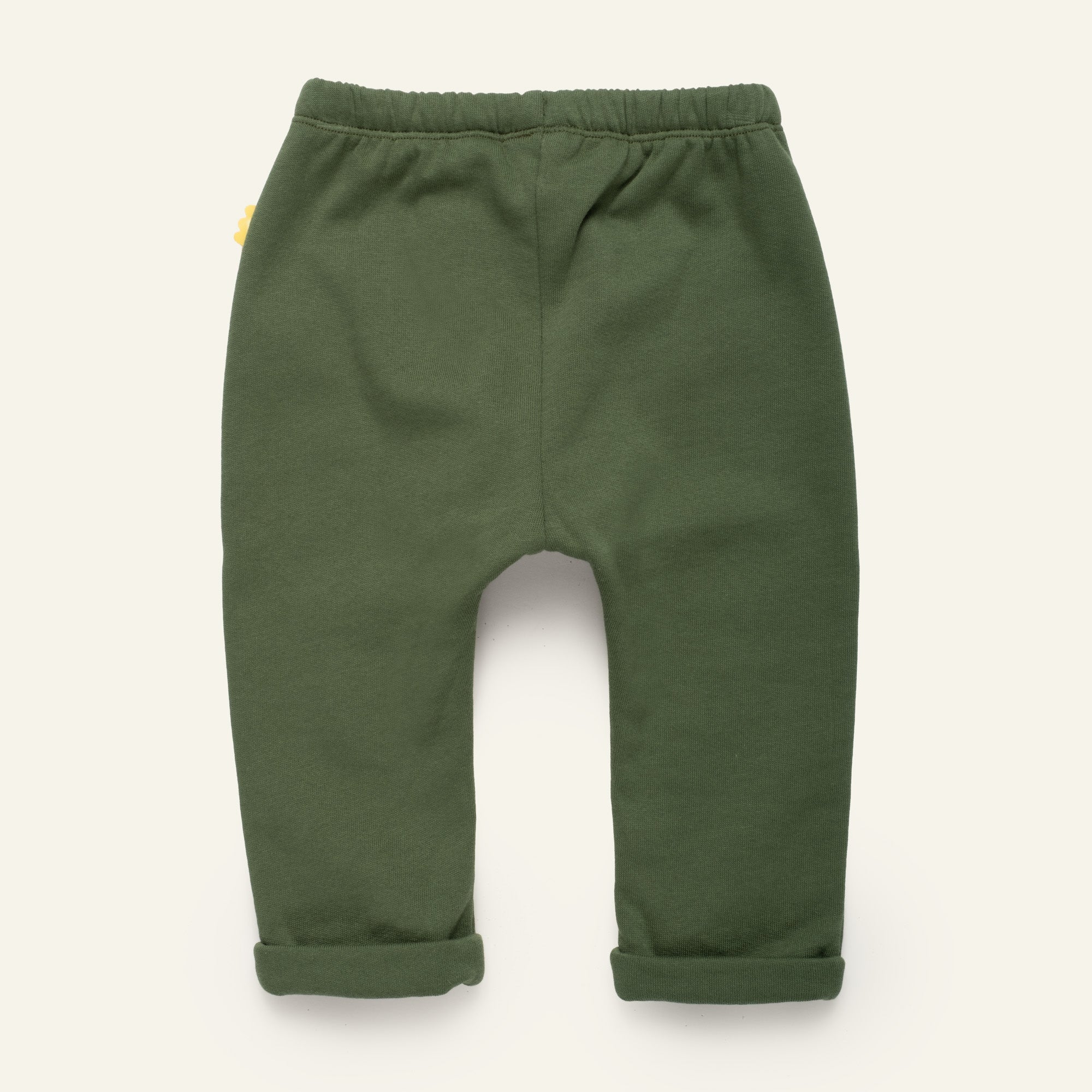 Mon Coeur Embroidered Carrot Jogger in organic and recycled cotton, available in sizes 1Y to 3Y