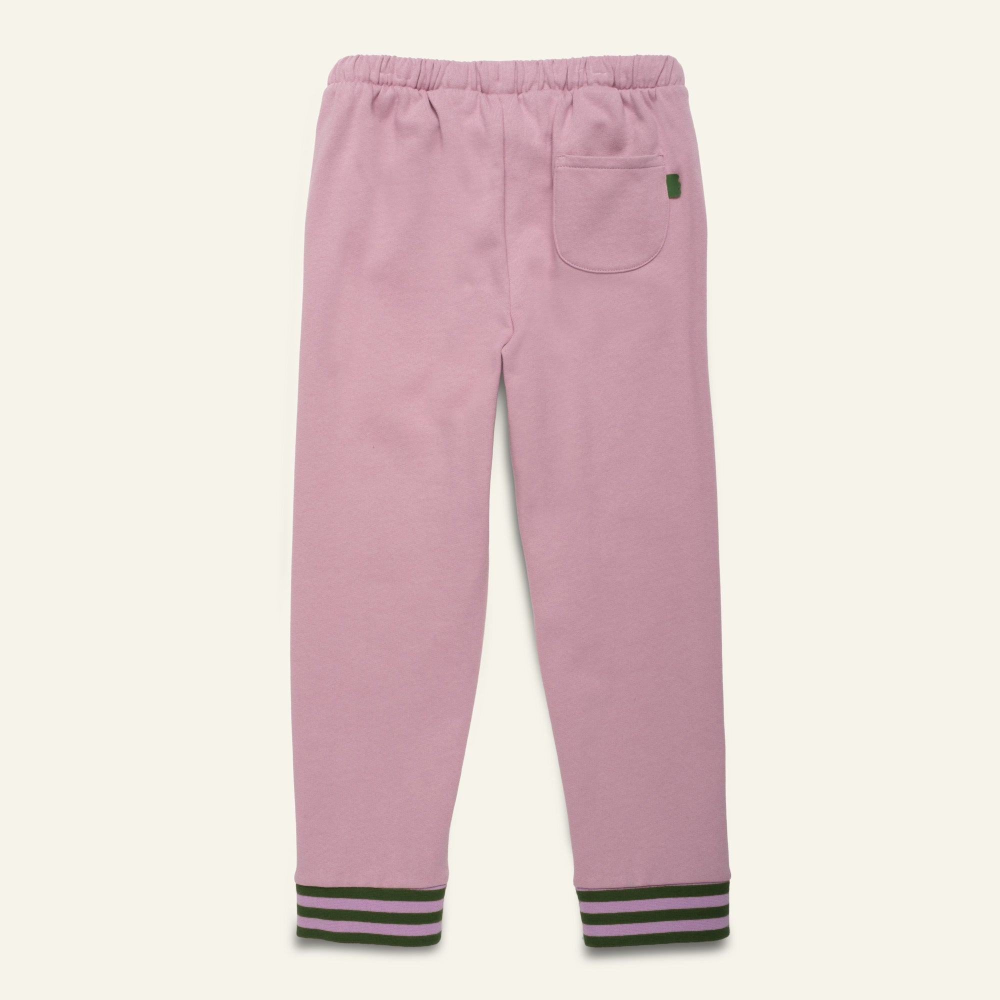 Mon Coeur Purple Jogger sustainable kids' pants in organic and recycled cotton, sizes 1Y–12Y