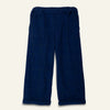 Mon Coeur Kids Navy Grid Corduroy Pant in a relaxed wide-leg silhouette, made from organic and recycled fabrics