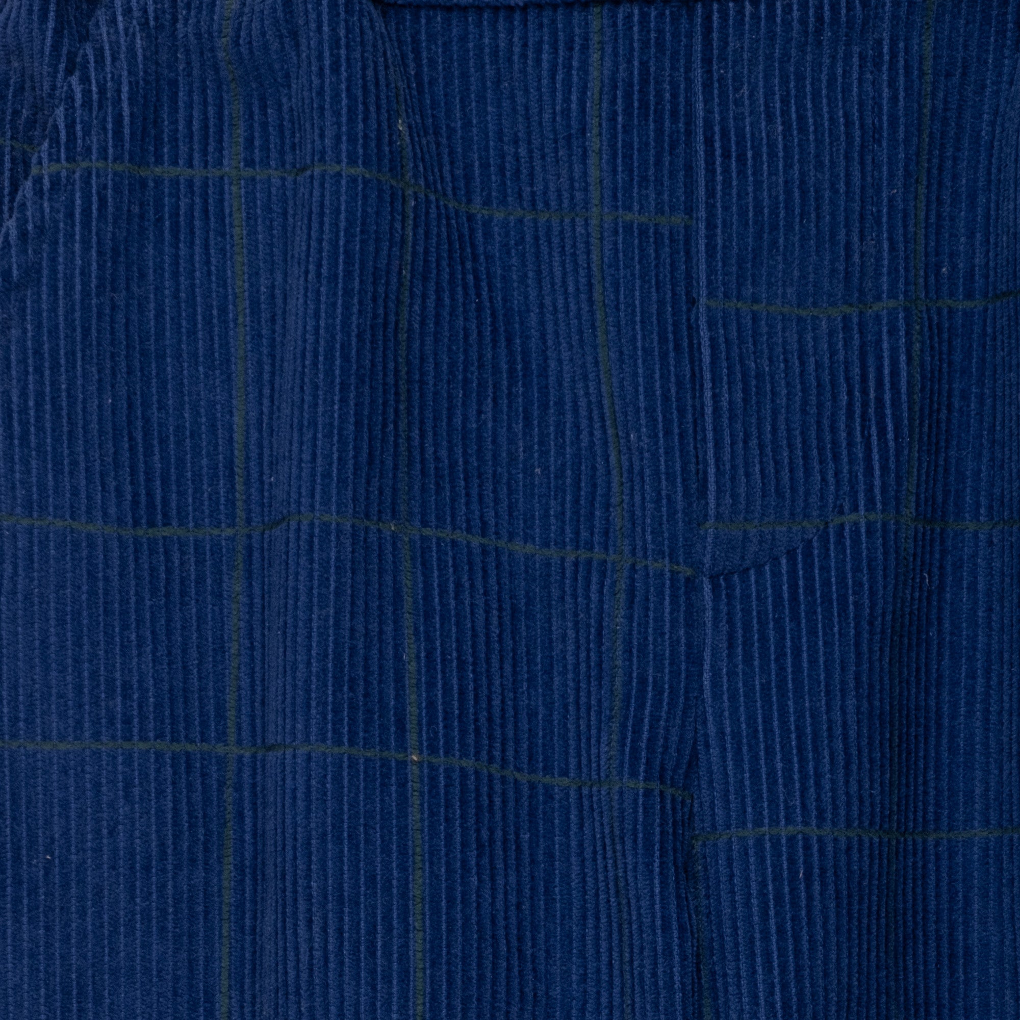 Mon Coeur Kids Navy Grid Corduroy Pant, available in sizes 1Y to 12Y, made in Portugal from sustainable fabrics