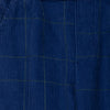 Mon Coeur Kids Navy Grid Corduroy Pant, available in sizes 1Y to 12Y, made in Portugal from sustainable fabrics