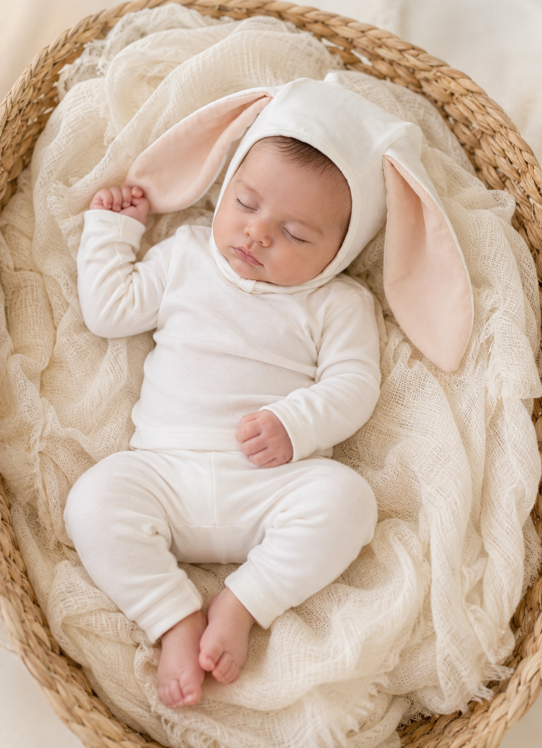 Baby white rabbit costume from Band of the Wild, product view 2