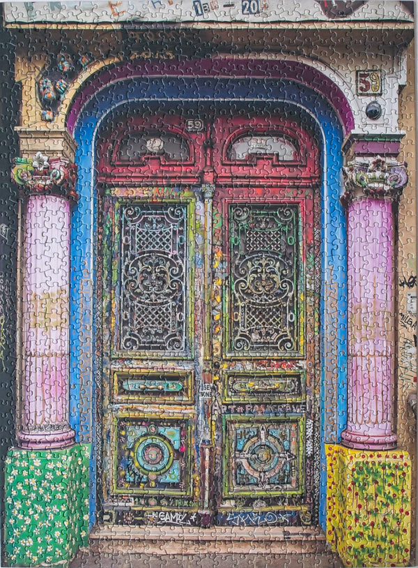 Completed 59 Rue de Rivoli 1000-piece Paris photography jigsaw puzzle by Gene Dominique