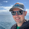 Blu Wayfinder sunglasses lifestyle shot outdoors in natural light