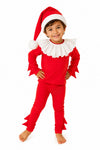 Baby & Kids Red Elf & Santa Pajama Costume – Soft Cotton Holiday Sleepwear