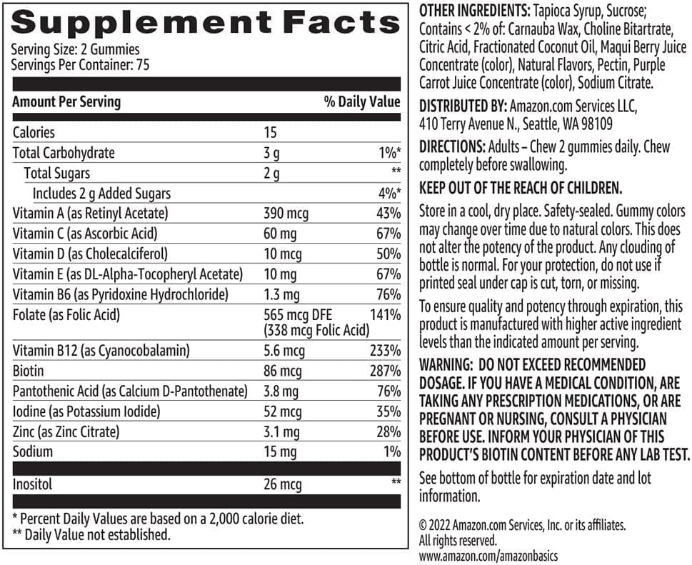 Andy Anand sugar-free multivitamin gummies – keto-friendly daily vitamin gummies, SoCal small-batch made