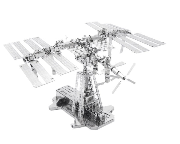 Astronauts Lodge Space Station model kit by Metal Time Workshop on a white background