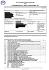 CPC (Children's Product Certificate) for Consumer Product Safety Improvement Act, with various fields filled out.