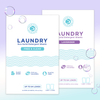 Seas of Action laundry detergent sheets in Free and Clear and Lavender scents – eco-friendly, family-safe, up to 64 loads