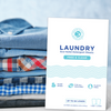Seas of Action Free and Clear laundry detergent sheets – unscented, plant-based, up to 64 loads, plastic-free packaging