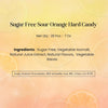 Andy Anand Sugar-Free Sour Orange Hard Candy – Keto-Friendly, 28 pc (7 oz)