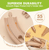 Tiny Land® Wooden Track Trains 55 Pcs