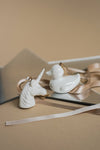 Handmade Porcelain Christmas Ornaments: Mini Bus