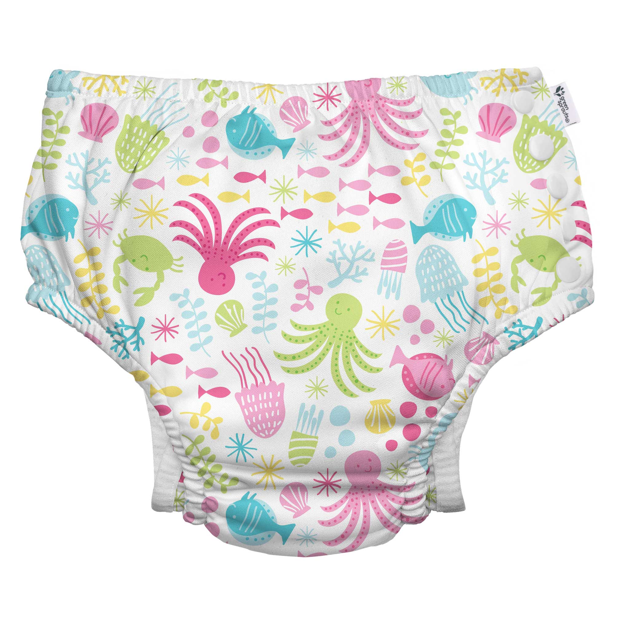 Stress-free swimming meets eco-friendliness! Our Eco Snap Swim Diaper (Classic Collection) offers UPF 50+ sun protection, leakproof design, & recycled materials. Shop worry-free fun now!