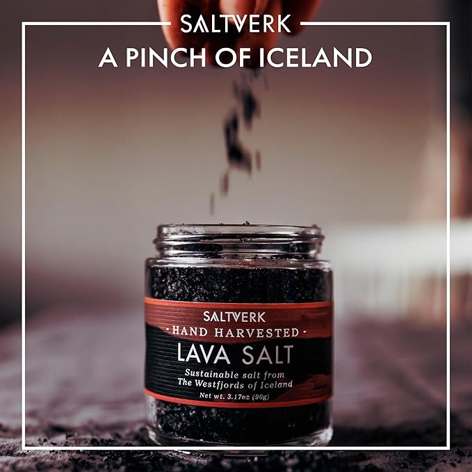 Ignite Your Taste Buds with Volcanic Salt.

Experience the unique flavor of Icelandic Lava Salt. This dark, dramatic salt adds a smoky, mineral flavor to your dishes. Perfect for grilling, roasting, and finishing.