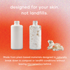 Smooth Sali cleanser bottle showing eco-friendly packaging and free-from claims for sensitive skin