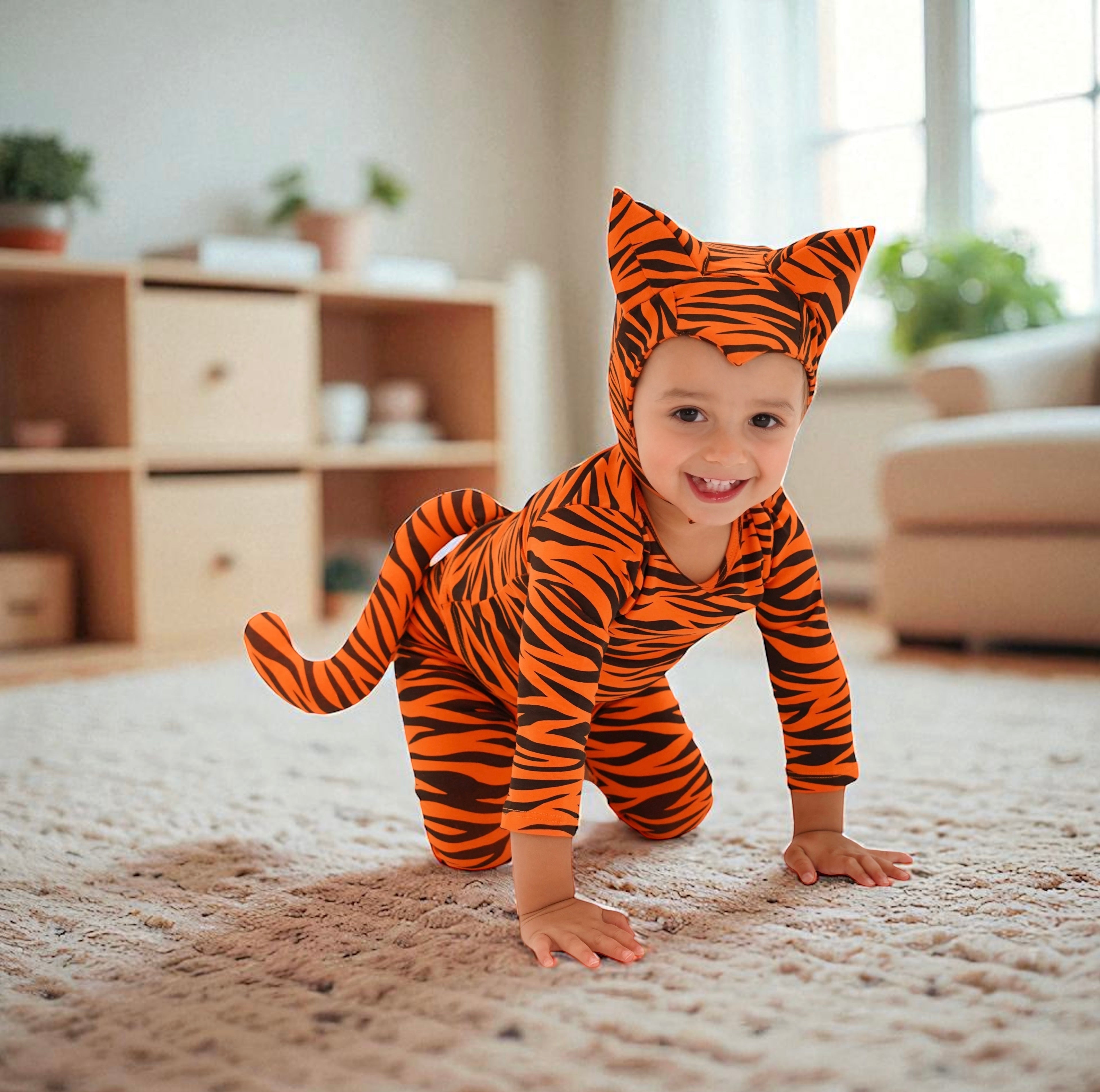 Baby Tiger Costume - Cotton Tiger Halloween Outfit