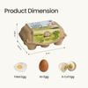 Tiny Land Egg Combo Playset cuttable wooden eggs and cloth egg yolk