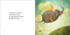 Interior illustrated page spread from The Forgetful Elephant showing Ellie the elephant's story