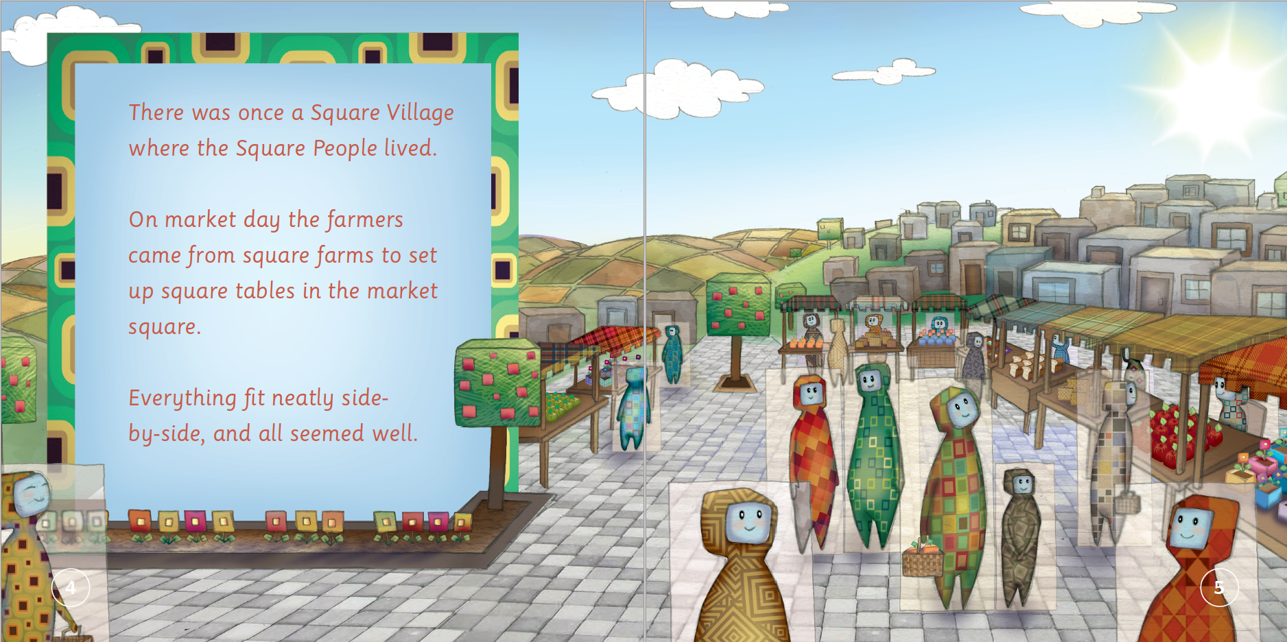 Reflective activity page from We Are Circle People children's picture book for ages 3 to 8