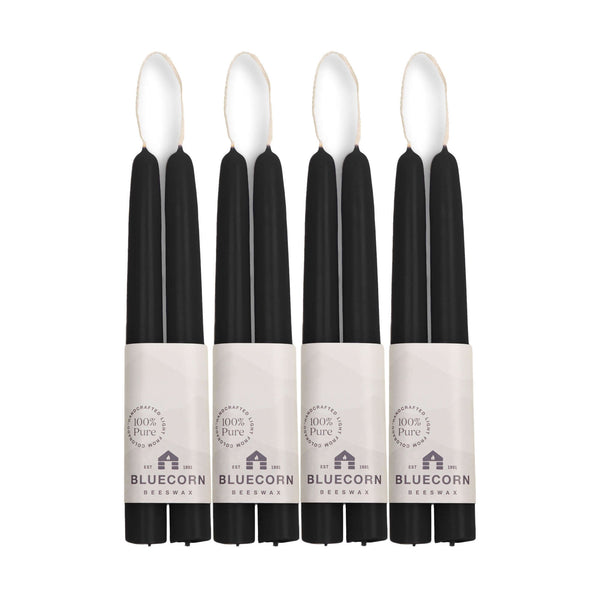 Pure Beeswax Taper Candles – Hand-Dipped Bulk 4-Pair Bundle