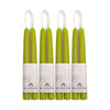 Pure Beeswax Taper Candles – Hand-Dipped Bulk 4-Pair Bundle