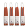 Pure Beeswax Taper Candles – Hand-Dipped Bulk 4-Pair Bundle