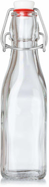 8.5 oz Swing Top Glass Bottle with Stainless Steel Wire Air Tight Leakproof Seal for Vanilla Extract