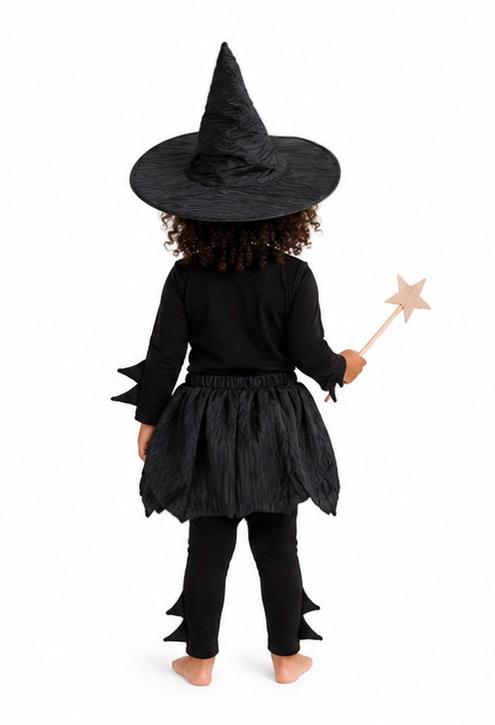 Matching witch hat from the Black Witch Halloween Costume