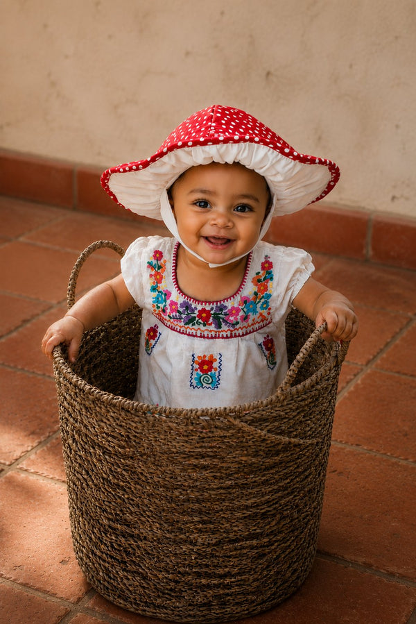 Baby Toadstool Halloween Costume, Handmade Mushroom Costume