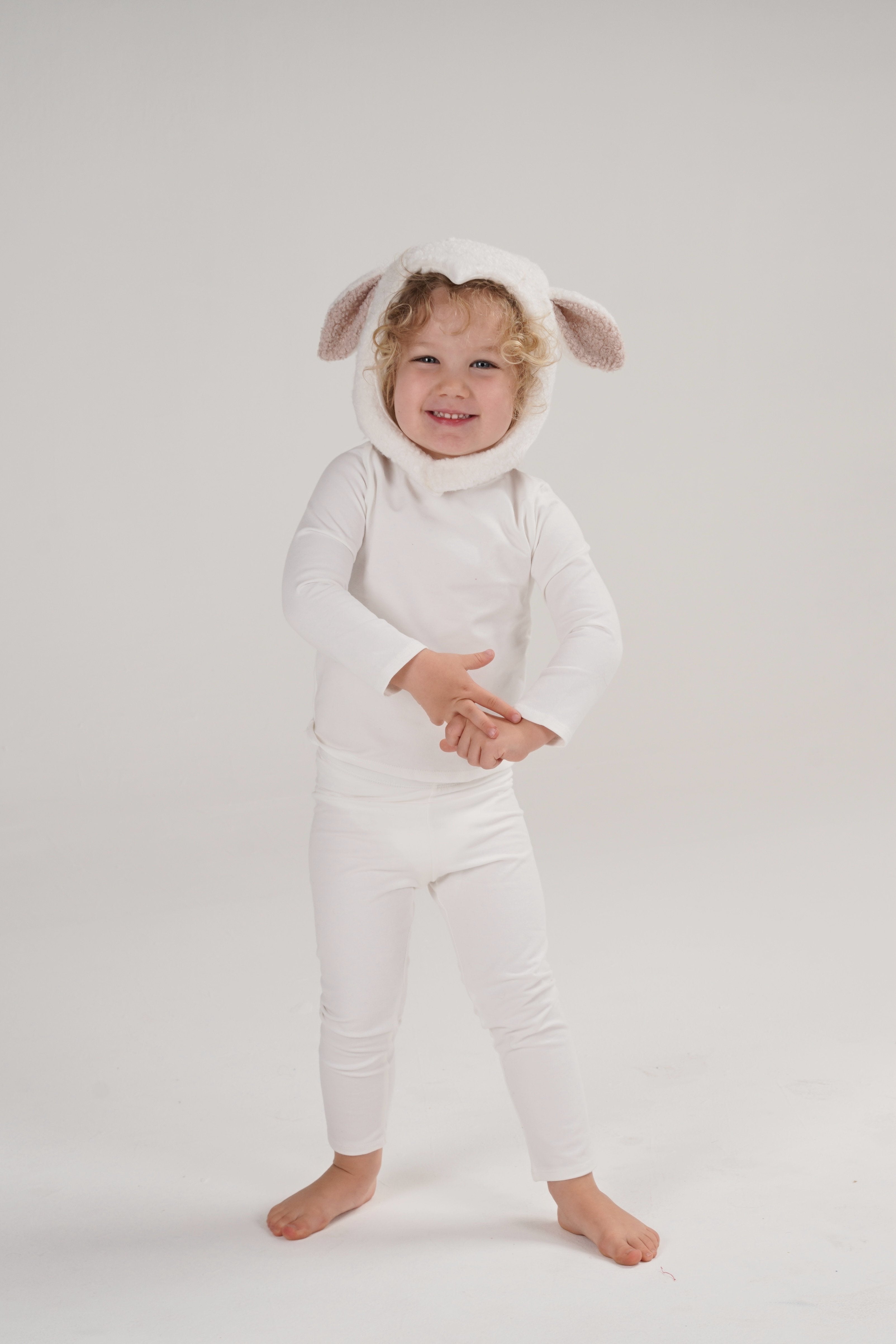 Baby White Sheep Halloween Costume – Soft Cotton Lamb Outfit