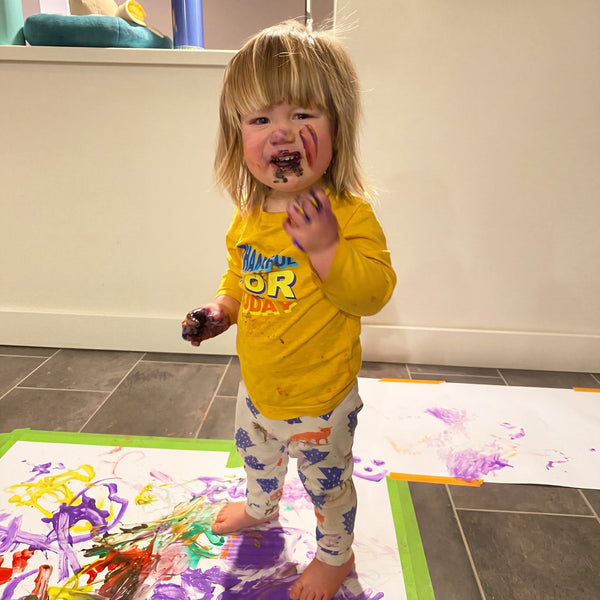 All-Natural Non-Toxic Finger Paint for Kids – Food Safe & Shelf Stable