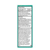 Sunscreen label with active ingredient and usage instructions on a white background