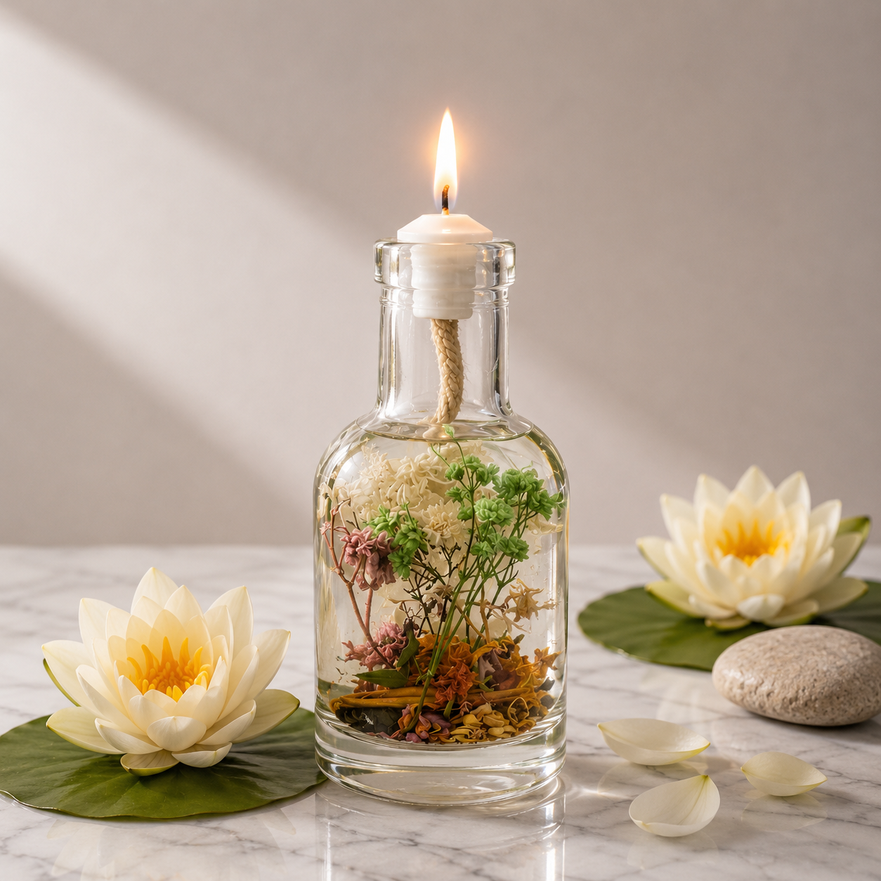 Virgo Oil Candle – Sea Salt & Orchid Refillable Ritual Candle