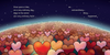 Interior illustration from The Hug Who Got Stuck showing Hug navigating the Web of Sticky Thoughts