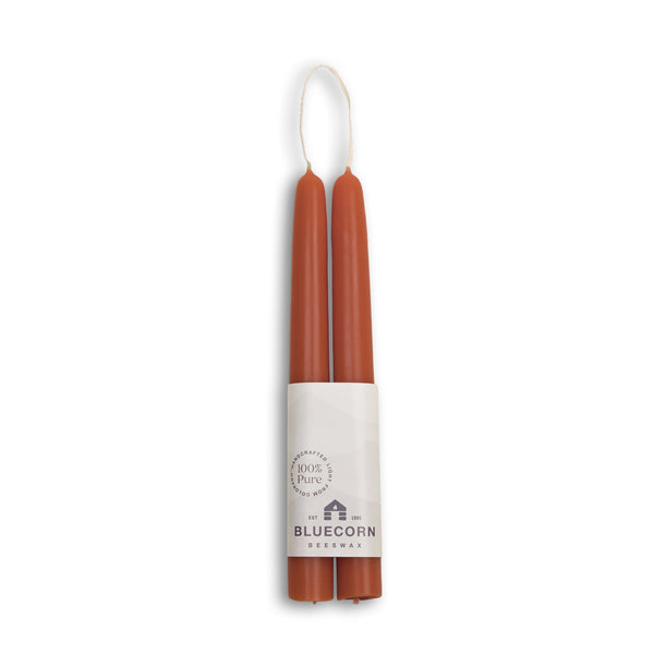Hand-Dipped Beeswax Taper Candles – 100% Pure Beeswax, 1 Pair