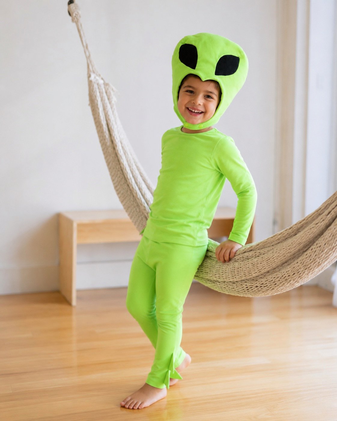 Cosmic Green Alien Costume for Babies, Toddlers & Kids
