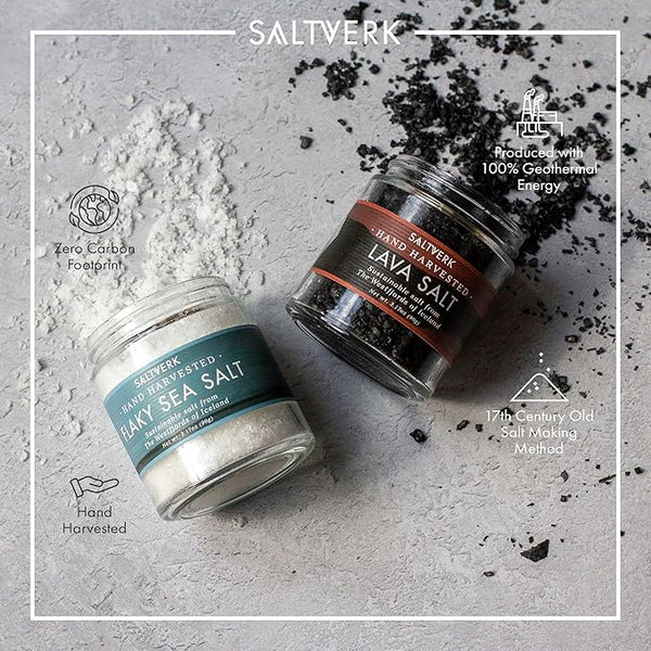 Indulge in the Pure Taste of Iceland.

Discover the perfect gift set featuring Icelandic Sea Salt and Volcanic Lava Salt. Elevate your culinary creations with these unique salts, sourced from the pristine landscapes of Iceland. Perfect for any occasion.