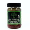 Liokareas organic mixed pitted Kalamata and green olives in a 13oz jar