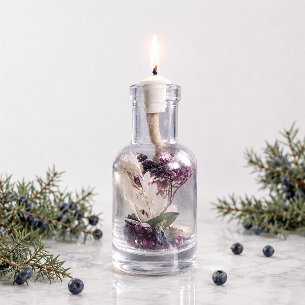 Capricorn Oil Candle – Oakmoss & Amber Refillable Ritual Candle