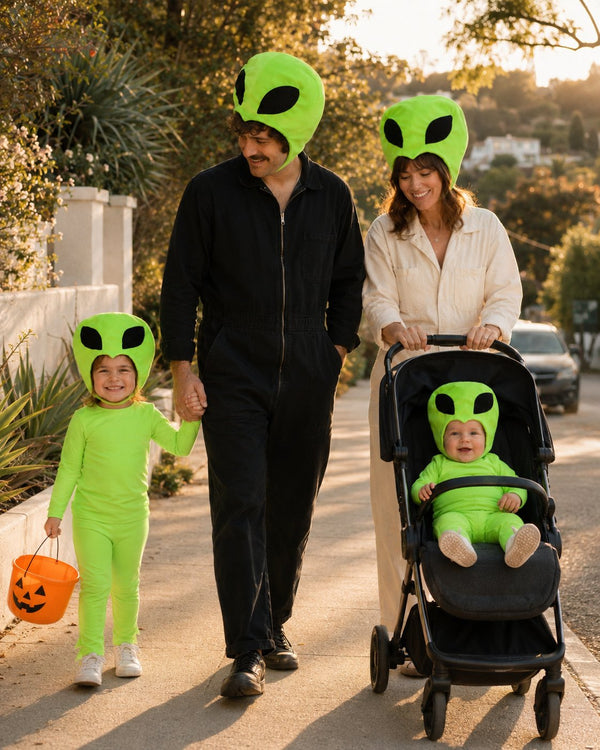 Cosmic Green Alien Costume for Babies, Toddlers & Kids