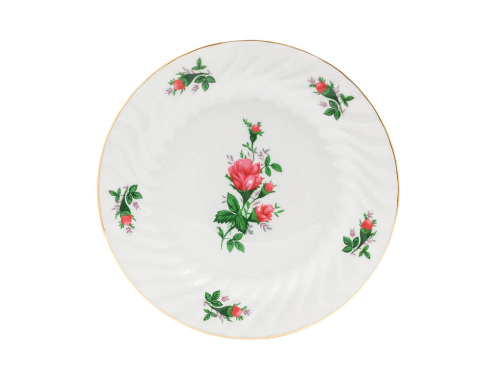 Limited Edition: Vintage Bloom Dessert Plates (6) - Sustainable Beauty for Every Dessert