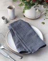 Cotton Crinkle Cloth Napkins – Set of 4 | No-Iron, Reusable