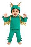 Baby Green Dragon Costume worn outdoors