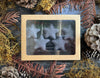 House of Moss wool star ornaments in Raincloud Blue for holiday decoration