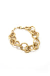 Luxe Brass Chunky Chain Bracelet handmade from recycled brass by women artisans in India – Fair Anita