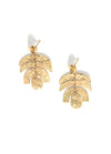 Wonder Hammered Brass Drop Earrings — nickel-free, 1.5 inch, handcrafted by women artisans