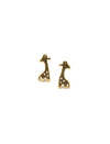 Stand Tall Studs recycled brass nickel-free stud earrings by Fair Anita