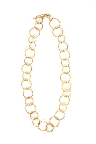 Light Loop Brass Chain Necklace by Fair Anita — sustainable, nickel-free jewellery gift